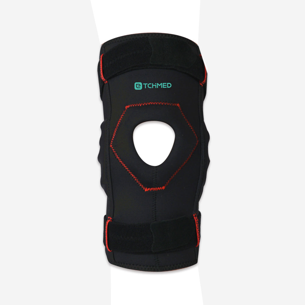 Knee brace with double adjustable hinge - 6824